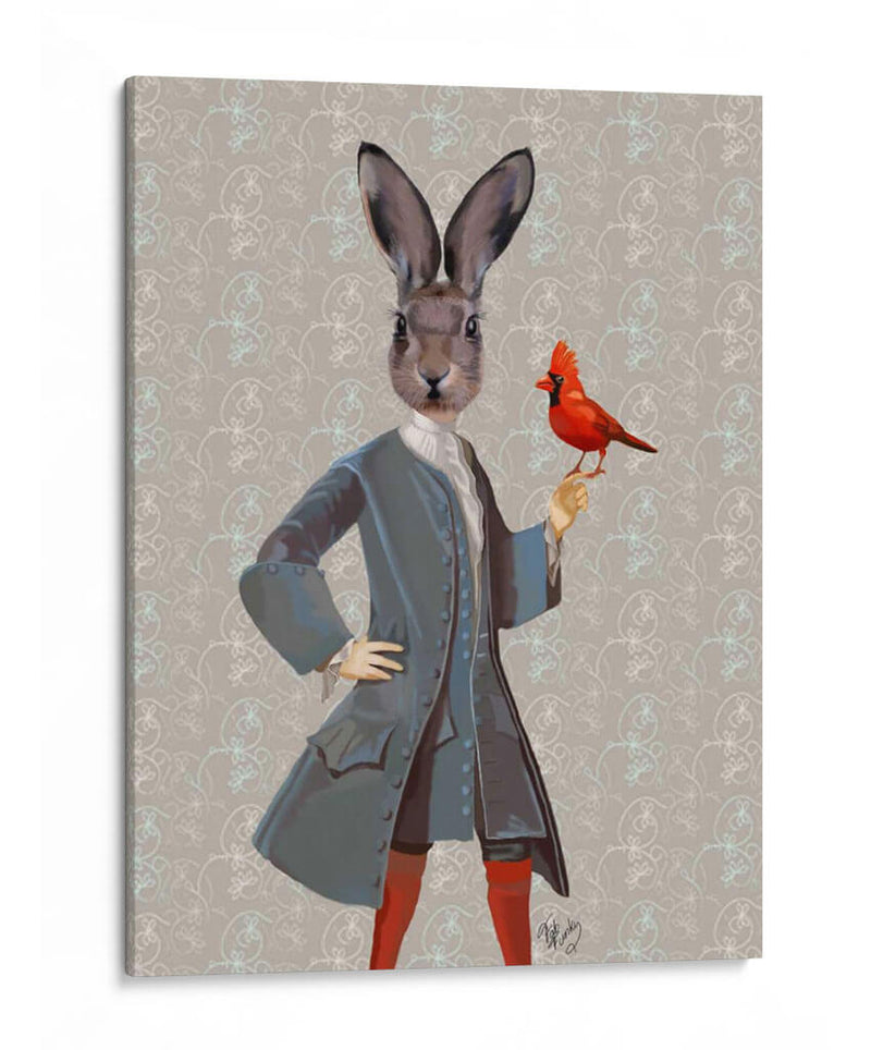 Conejo Y Pájaro - Fab Funky | Cuadro decorativo de Canvas Lab