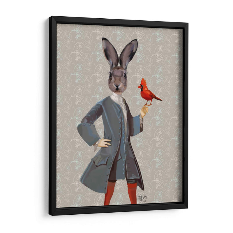 Conejo Y Pájaro - Fab Funky | Cuadro decorativo de Canvas Lab