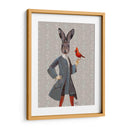 Conejo Y Pájaro - Fab Funky | Cuadro decorativo de Canvas Lab