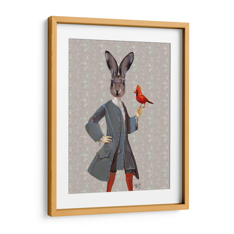 Conejo Y Pájaro - Fab Funky | Cuadro decorativo de Canvas Lab