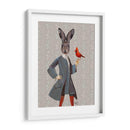 Conejo Y Pájaro - Fab Funky | Cuadro decorativo de Canvas Lab