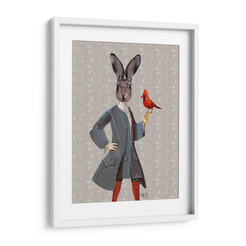 Conejo Y Pájaro - Fab Funky | Cuadro decorativo de Canvas Lab