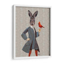 Conejo Y Pájaro - Fab Funky | Cuadro decorativo de Canvas Lab