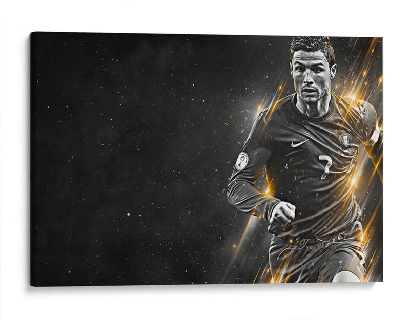 Cristiano Ronaldo estelar | Cuadro decorativo de Canvas Lab