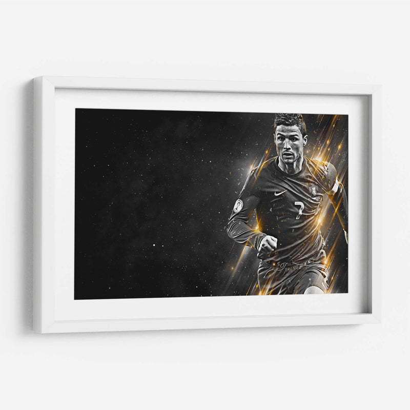 Cristiano Ronaldo estelar | Cuadro decorativo de Canvas Lab