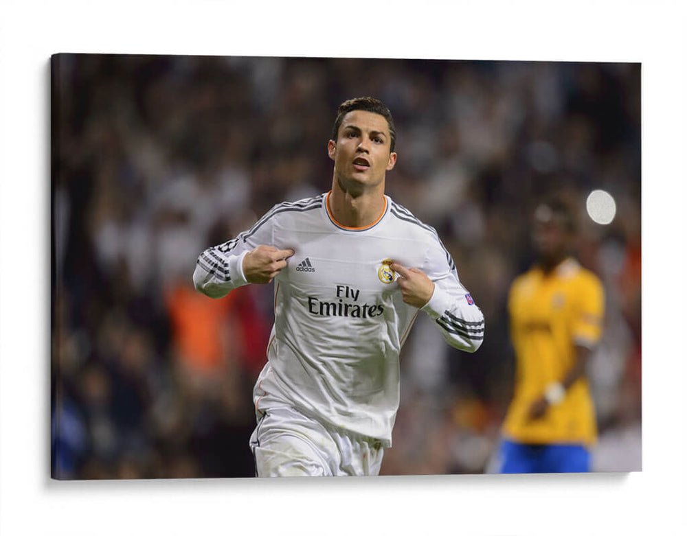 Cristiano Ronaldo festejando | Cuadro decorativo de Canvas Lab