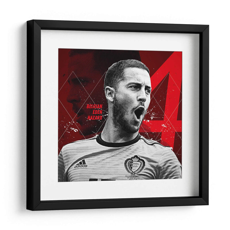 Eden Hazard - Bélgica | Cuadro decorativo de Canvas Lab