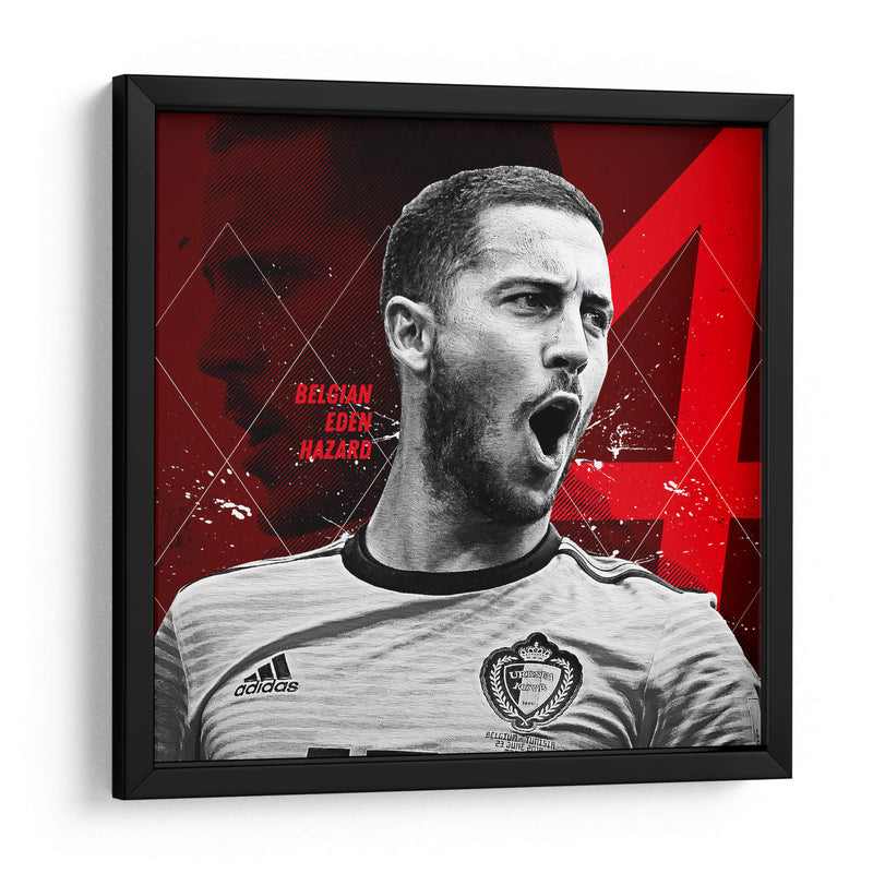 Eden Hazard - Bélgica | Cuadro decorativo de Canvas Lab