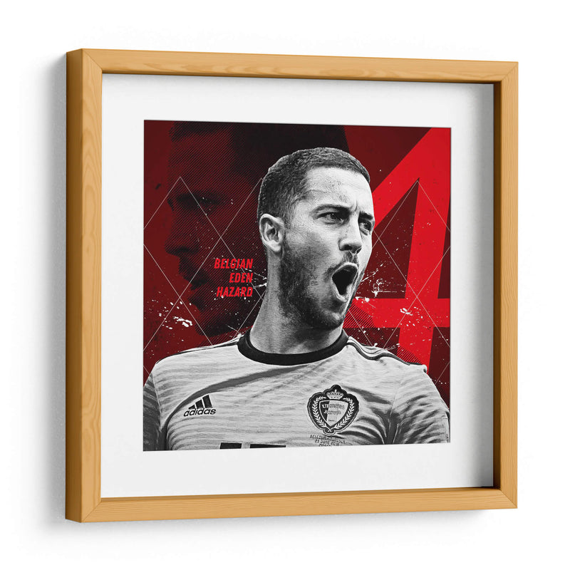 Eden Hazard - Bélgica | Cuadro decorativo de Canvas Lab