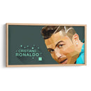 Geometric Cristiano Ronaldo | Cuadro decorativo de Canvas Lab