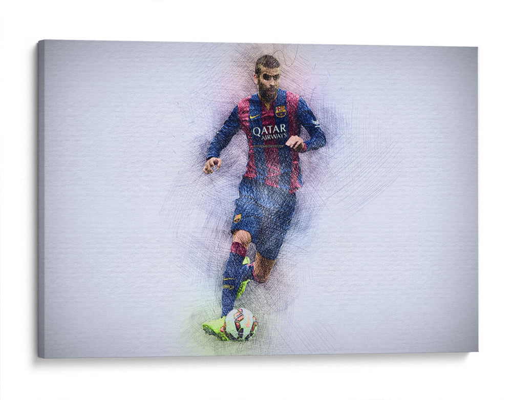 Gerard Piqué | Cuadro decorativo de Canvas Lab