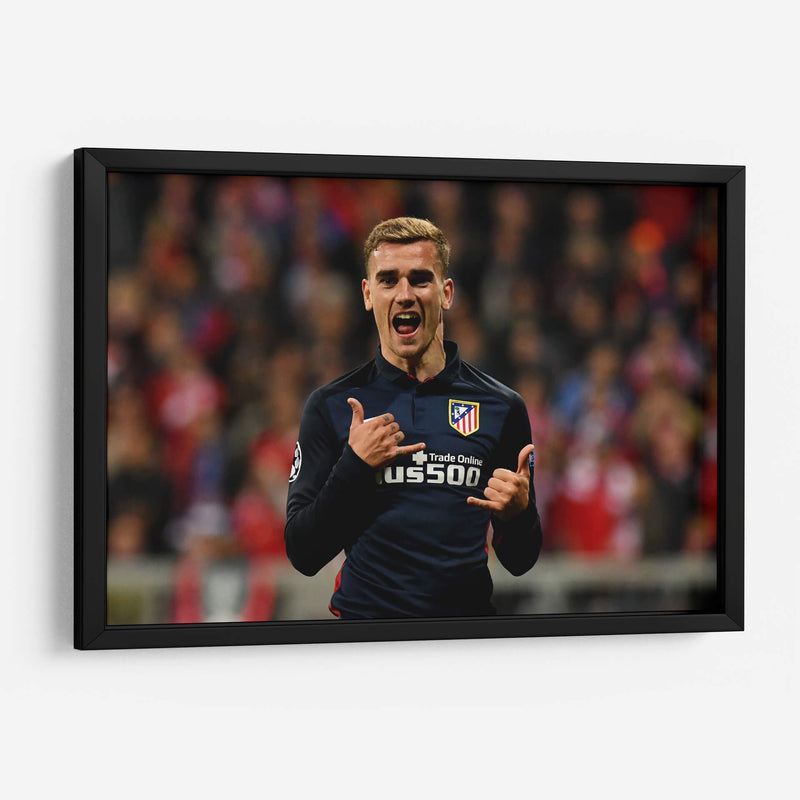Griezmann festejando | Cuadro decorativo de Canvas Lab
