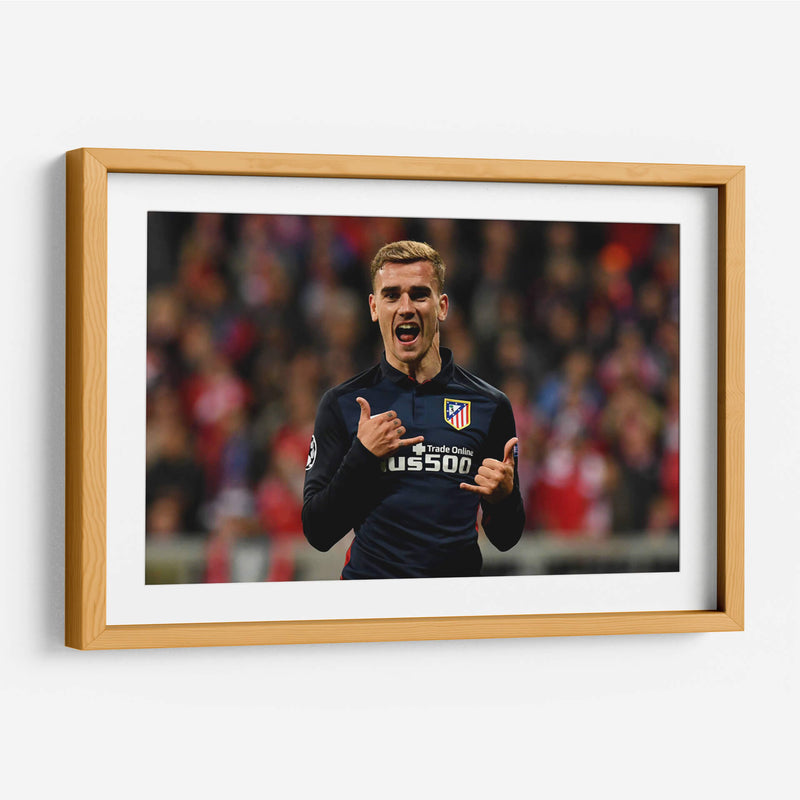 Griezmann festejando | Cuadro decorativo de Canvas Lab
