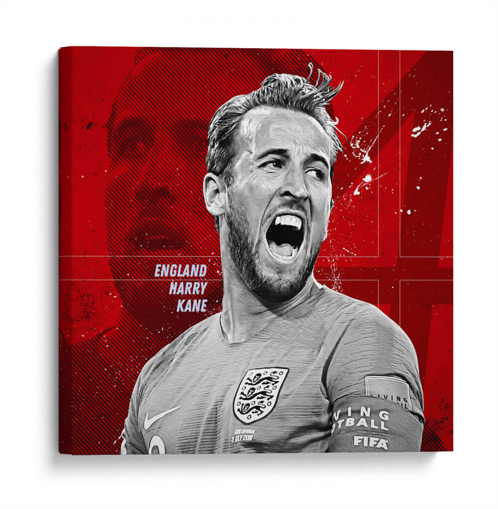 Harry Kane - Inglaterra | Cuadro decorativo de Canvas Lab