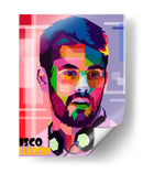 Isco Alarcón ilustrado | Cuadro decorativo de Canvas Lab