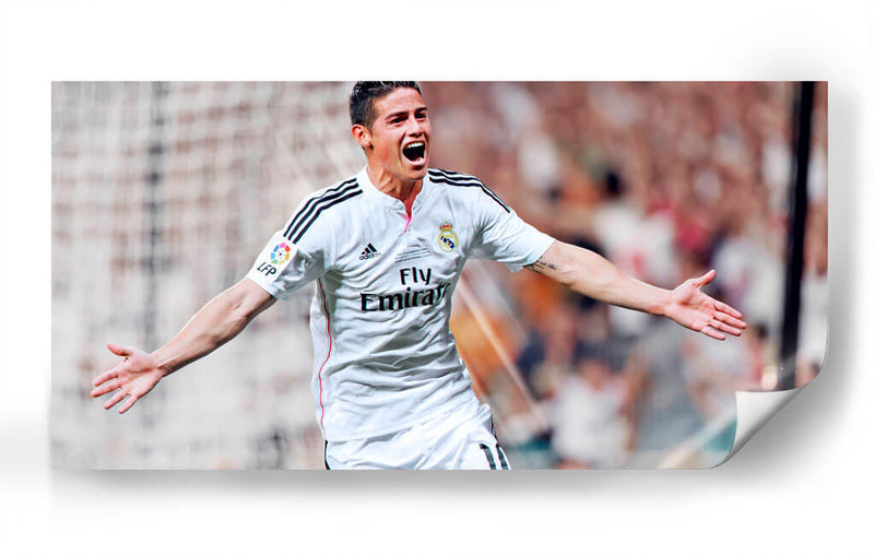 James Rodríguez celebrando | Cuadro decorativo de Canvas Lab