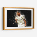 Karim Benzema iluminado | Cuadro decorativo de Canvas Lab