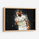 Karim Benzema iluminado | Cuadro decorativo de Canvas Lab