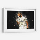Karim Benzema iluminado | Cuadro decorativo de Canvas Lab