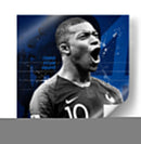 Kylian Mbappé - Francia | Cuadro decorativo de Canvas Lab