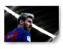 La mirada de Messi | Cuadro decorativo de Canvas Lab