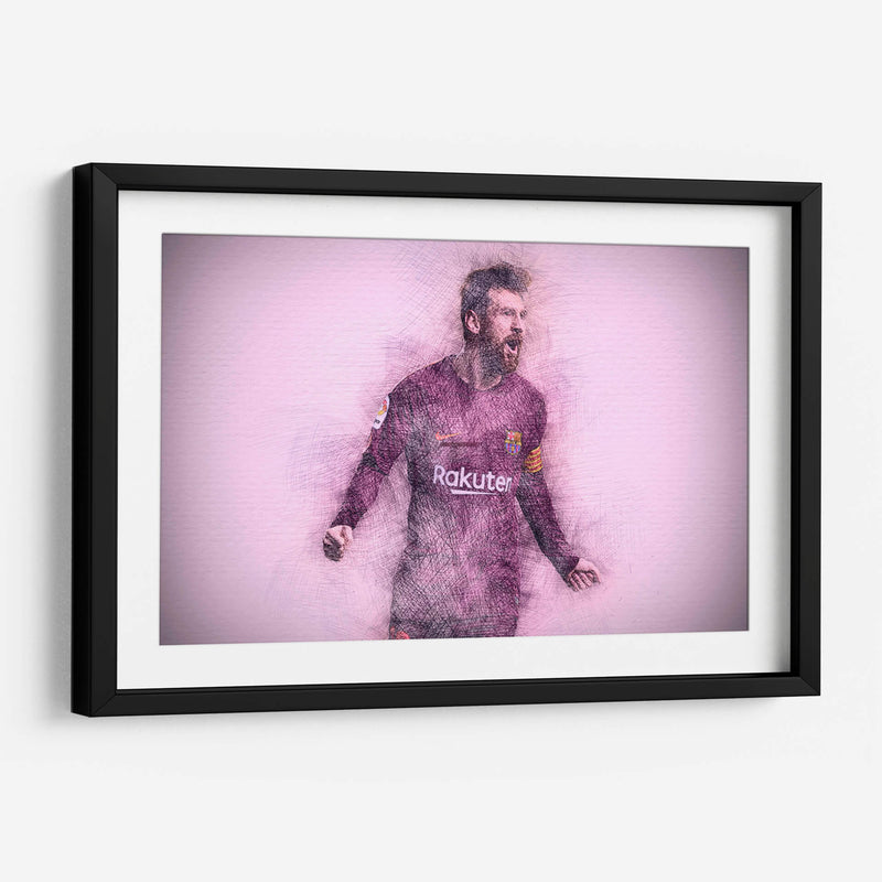 Leo Messi - Barcelona | Cuadro decorativo de Canvas Lab