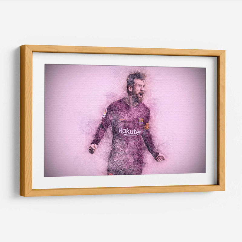 Leo Messi - Barcelona | Cuadro decorativo de Canvas Lab