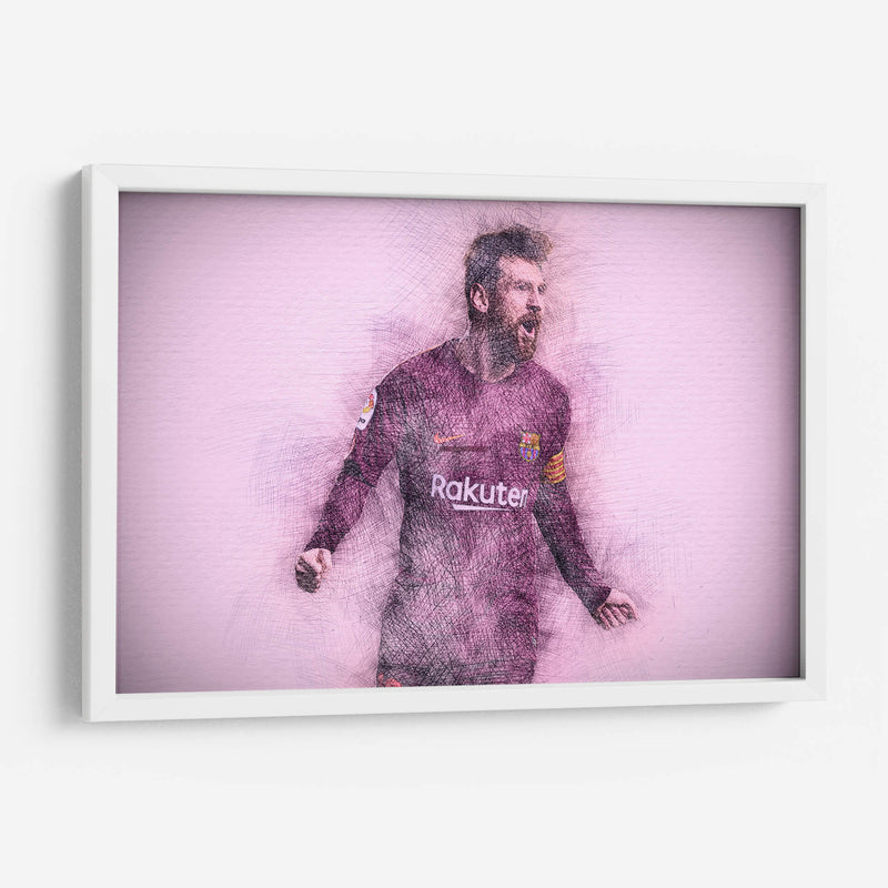 Leo Messi - Barcelona | Cuadro decorativo de Canvas Lab