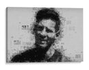 Leo Messi en periódico | Cuadro decorativo de Canvas Lab