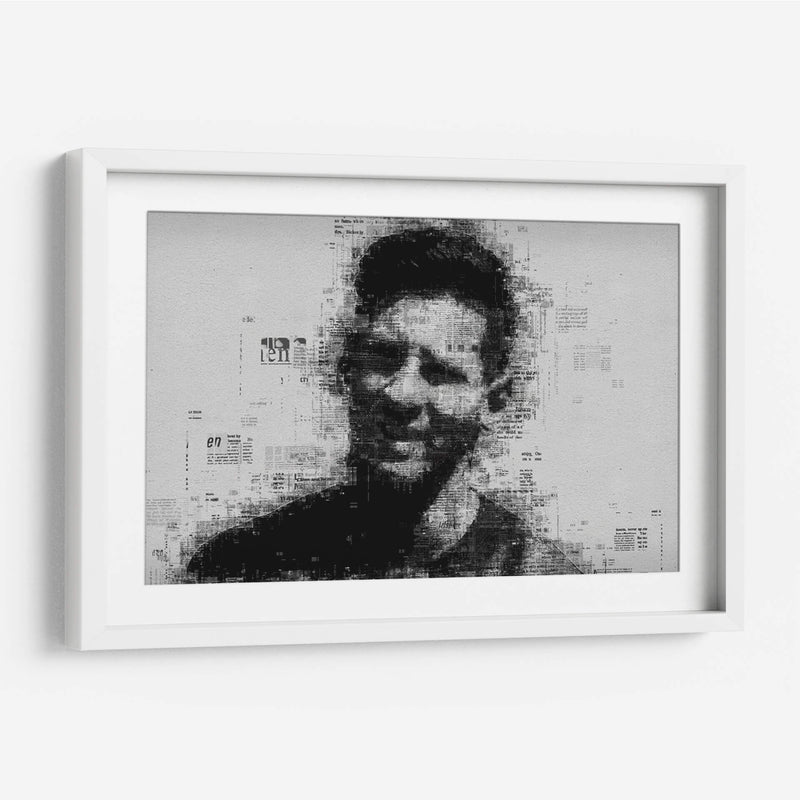 Leo Messi en periódico | Cuadro decorativo de Canvas Lab