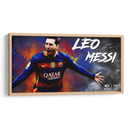 Leo Messi festejando | Cuadro decorativo de Canvas Lab