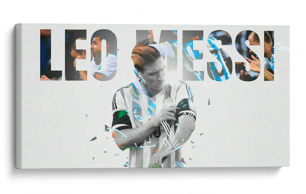 Leo Messi inspiración | Cuadro decorativo de Canvas Lab