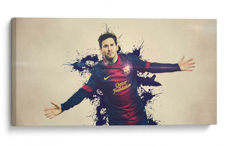 Leonel Messi inspiración | Cuadro decorativo de Canvas Lab
