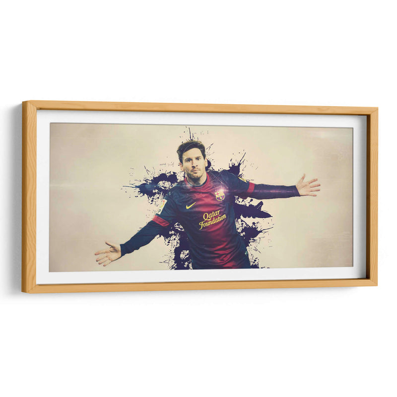 Leonel Messi inspiración | Cuadro decorativo de Canvas Lab