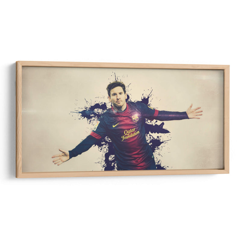 Leonel Messi inspiración | Cuadro decorativo de Canvas Lab