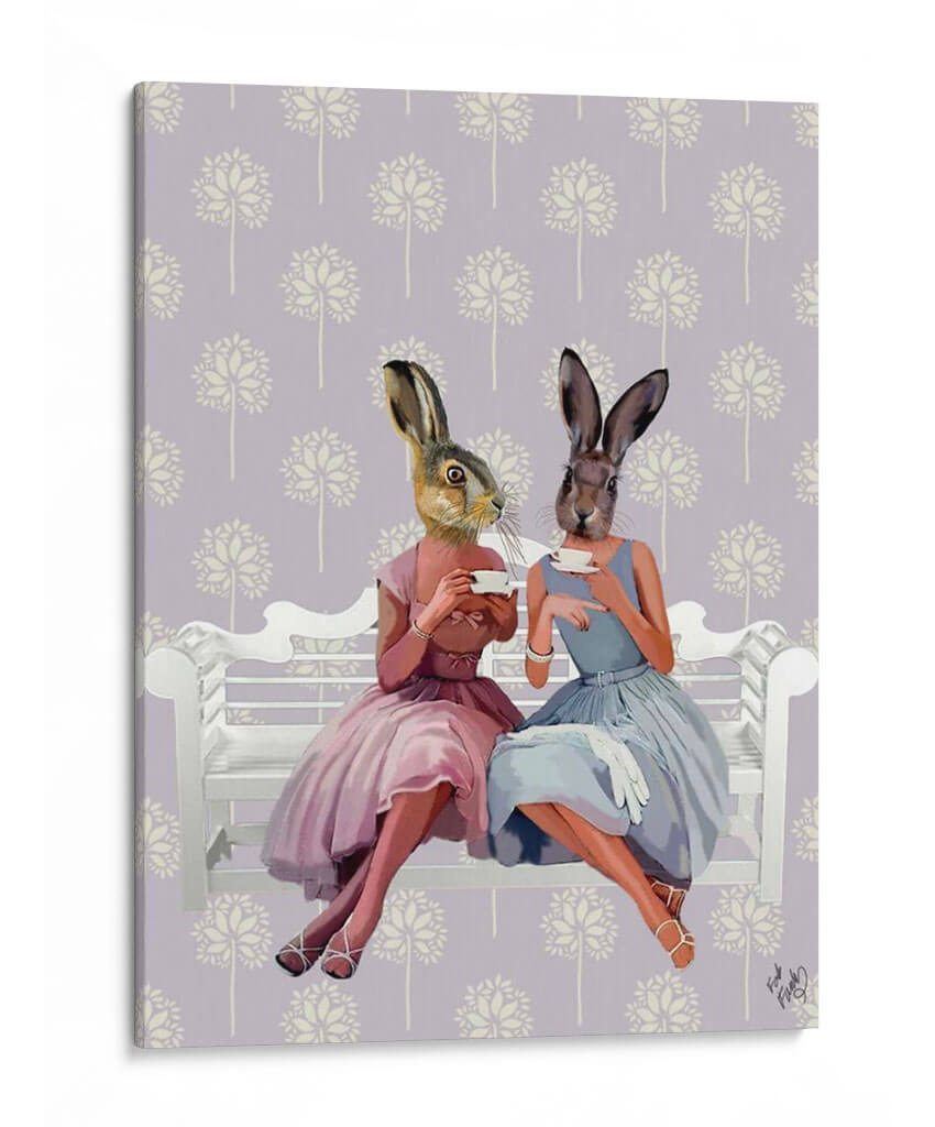 Chat De Conejos - Fab Funky | Cuadro decorativo de Canvas Lab