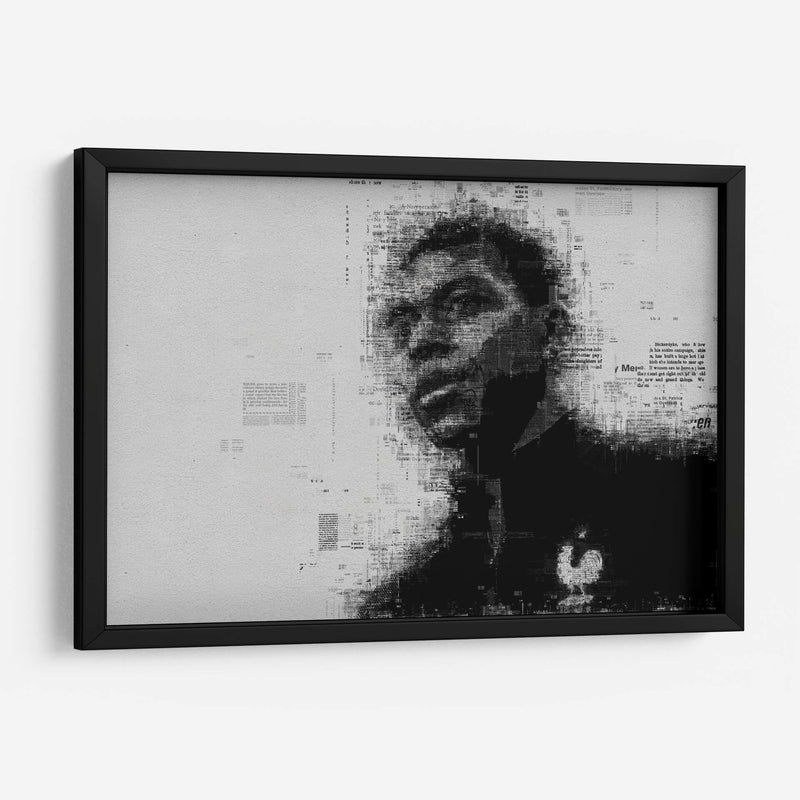 Kylian Mbappé en periodico | Cuadro decorativo de Canvas Lab