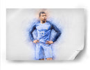 Kylian Mbappé Francia II | Cuadro decorativo de Canvas Lab