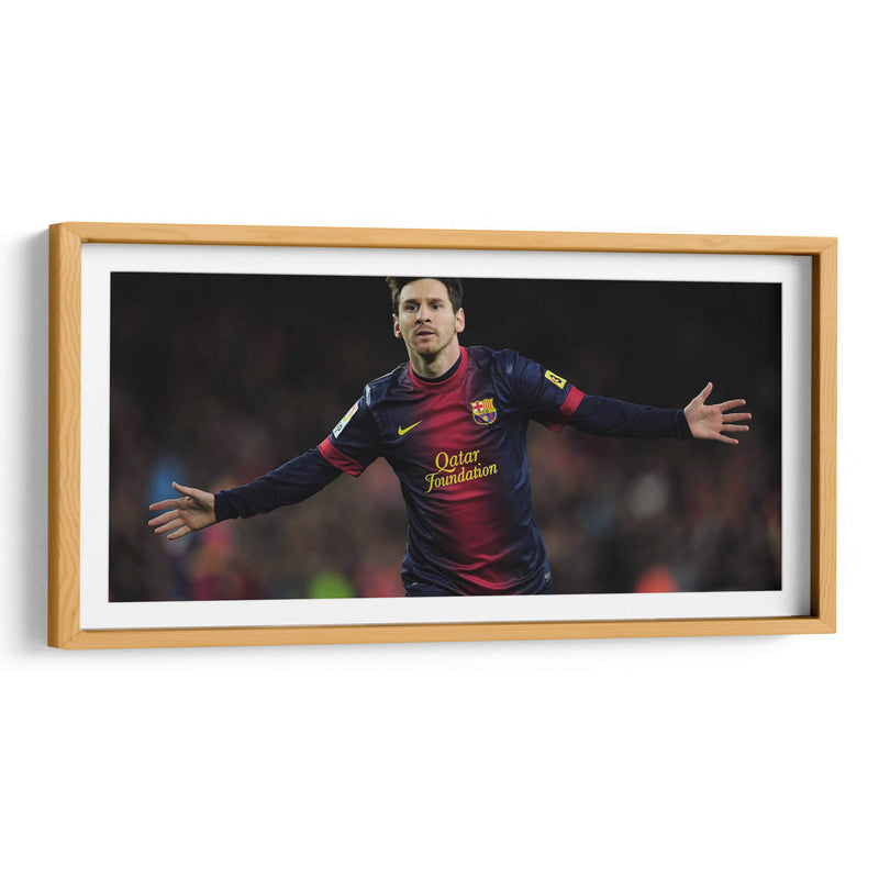 Messi celebrando | Cuadro decorativo de Canvas Lab
