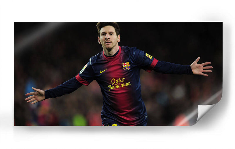 Messi celebrando | Cuadro decorativo de Canvas Lab