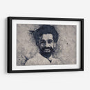 Mohamed Salah blanco y negro | Cuadro decorativo de Canvas Lab