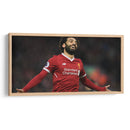 Mohamed Salah regocijado | Cuadro decorativo de Canvas Lab