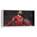Mohamed Salah regocijado | Cuadro decorativo de Canvas Lab