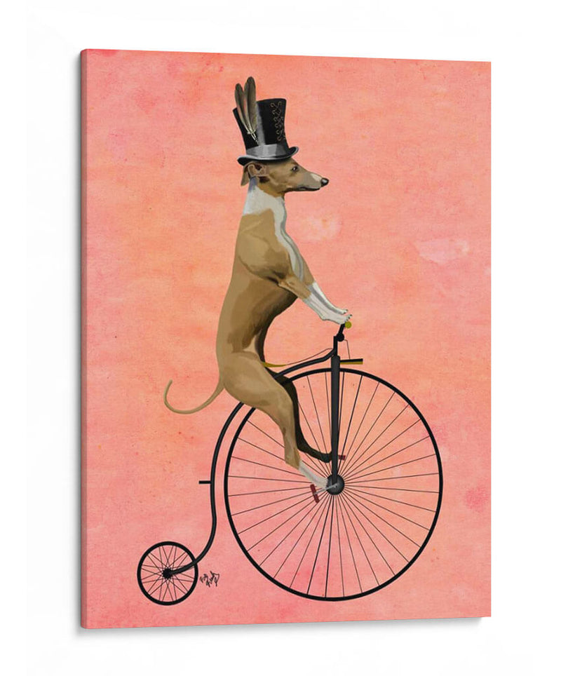 Greyhound En Penny Negro Farthing - Fab Funky | Cuadro decorativo de Canvas Lab