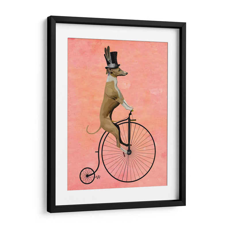 Greyhound En Penny Negro Farthing - Fab Funky | Cuadro decorativo de Canvas Lab