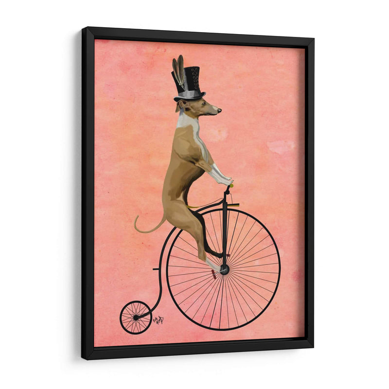 Greyhound En Penny Negro Farthing - Fab Funky | Cuadro decorativo de Canvas Lab