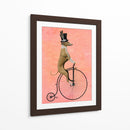 Greyhound En Penny Negro Farthing - Fab Funky | Cuadro decorativo de Canvas Lab