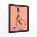 Greyhound En Penny Negro Farthing - Fab Funky | Cuadro decorativo de Canvas Lab