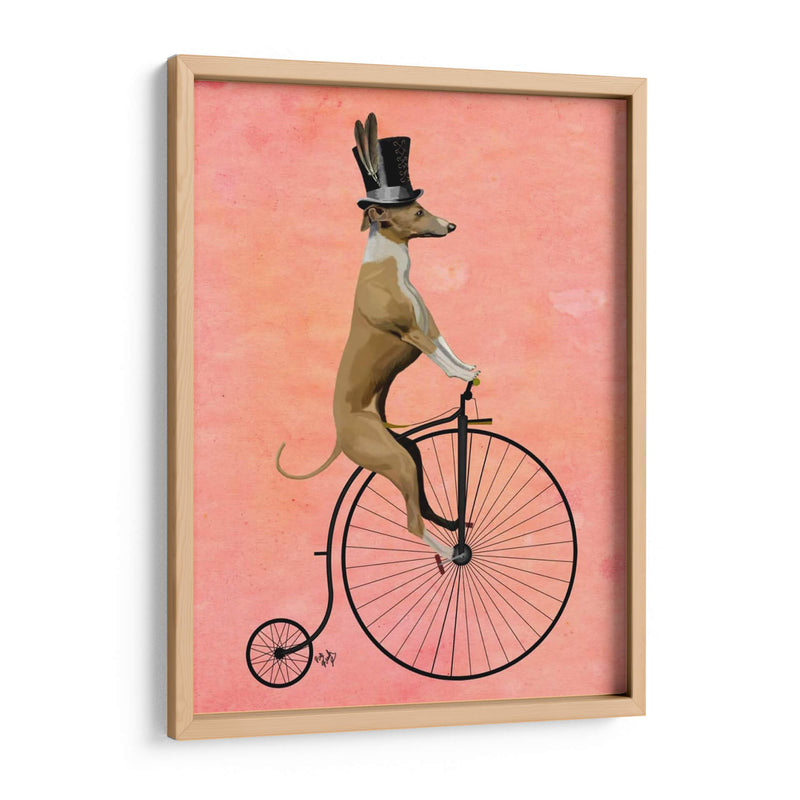 Greyhound En Penny Negro Farthing - Fab Funky | Cuadro decorativo de Canvas Lab