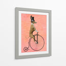 Greyhound En Penny Negro Farthing - Fab Funky | Cuadro decorativo de Canvas Lab